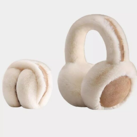 Anna-Kaci Women\'s Plush Faux Fur Earmuffs with Foldable Design and Soft Cushione main image 4